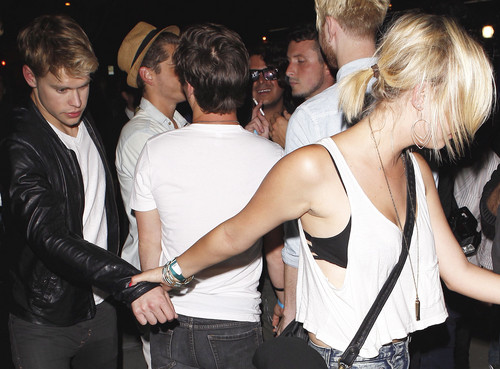 Chord and friends leave Bootsy Bellows, July 28th 2012