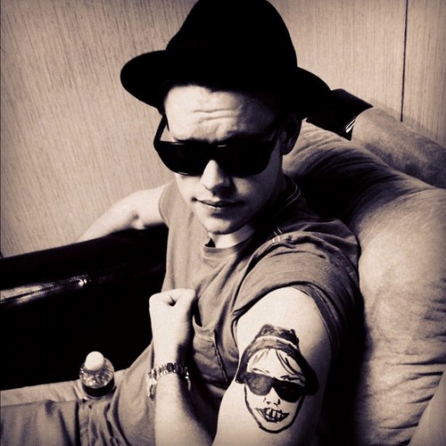 Chord got a "tattoo" of himself ;-)