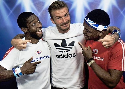  David Beckham Surprises Team GB mashabiki