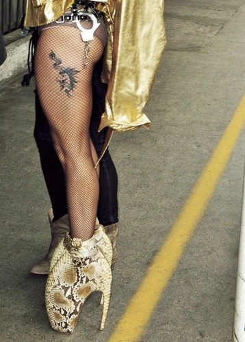 GaGa's heels