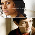 Guinevere and Merlin - arthur-and-gwen photo
