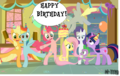 Happy birthday fluttershy :D - my-little-pony-friendship-is-magic fan art