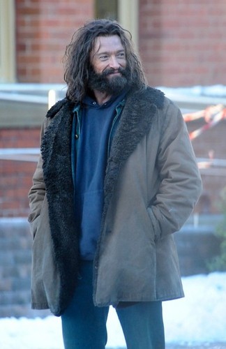  Hugh Jackman is Very Hairy on the set of 'Wolverine'