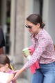 Katie and Suri Grab A Bagel Then Leave Town [July 30, 2012] - katie-holmes photo