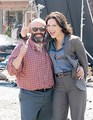 Lana & Lee on set - once-upon-a-time photo