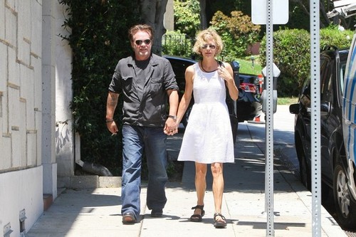Meg Ryan and John Mellencamp Out in Hollywood [July 26, 2012]