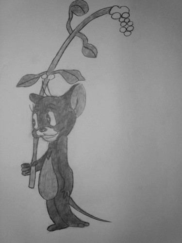 My sketch of Jerry mouse