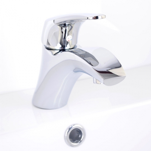 faucets images one handle single hole mount cold and hot bathroom