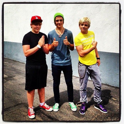 Rocky and Ross with friend