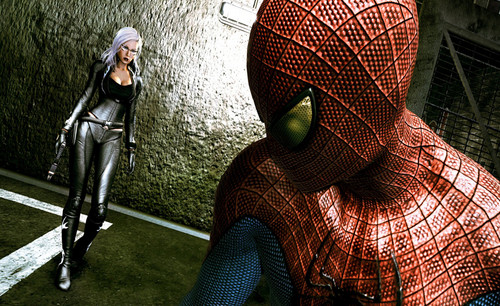 Spider-Man and Felicia Hardy