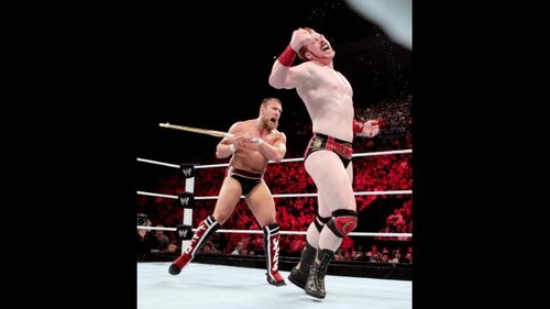  calle Fight!!!! Sheamus vs Bryan