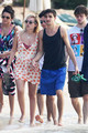 Tom Parker and Kelsey Harwick in Barbados - the-wanted photo