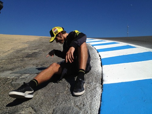  Valentino in corkscrew (Laguna Seca 2012)