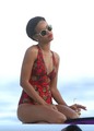 Wearing A Swimsuit On Vacation In France [26 July 2012] - rihanna photo