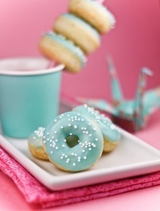  blue doughnuts