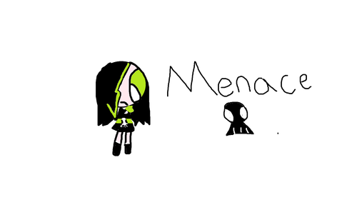  my first attempt of drawing Mencace on MS pain how did i do?