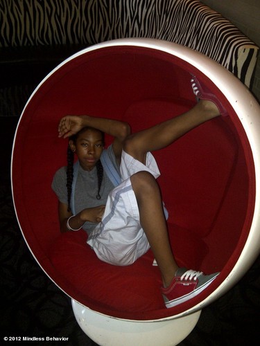 ray ray in a chair
