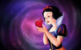  snow white táo, apple logo