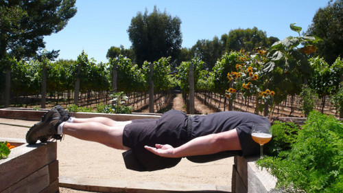 "An Aside: Don't drink and Plank #thewaychat." Emilio tweets