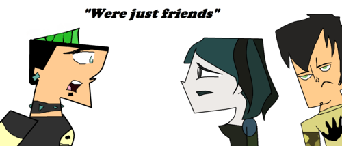  "Were just friends"