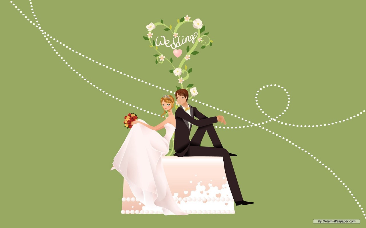 Animated Wedding - Weddings Wallpaper (31771138) - Fanpop