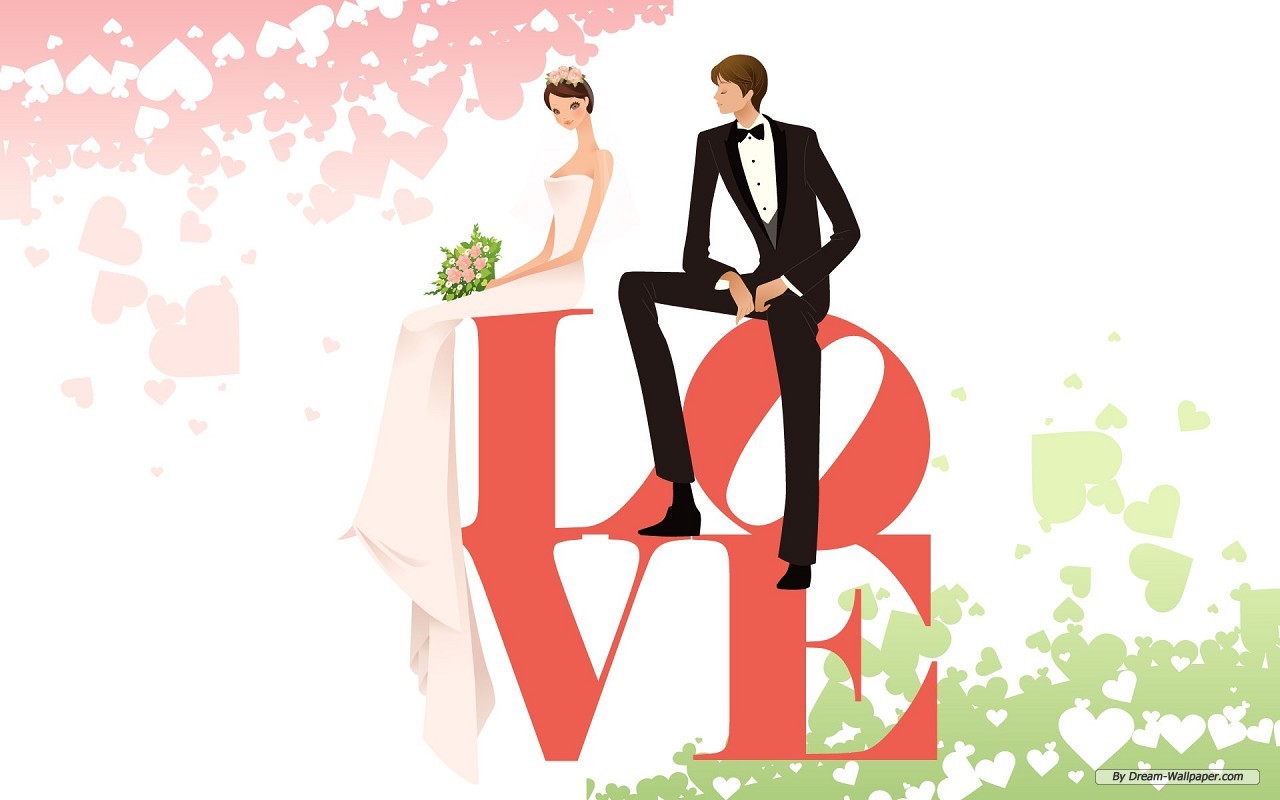 Animated Wedding - Weddings Wallpaper (31771367) - Fanpop