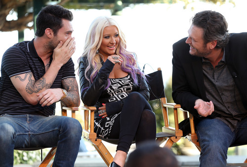  Attends 'The Voice' Press Junket And kaktel Reception In Los Angeles (22 August 2012)