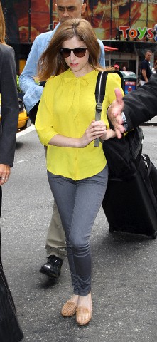  August 08 Arriving to TV Studios in New York to Promote ParaNorman