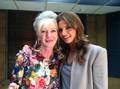 BTS With Stana Katic and Guest Star Caroline Lagerfelt  - castle photo