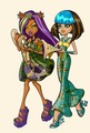 Clawdeen and Cleo Skull Shores - monster-high photo
