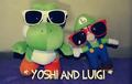 Cool Yoshi and Luigi Dolls - yoshi photo