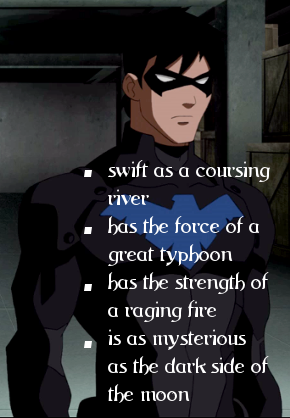  Describing Nightwing