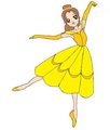 Disney Ballet -- Belle - disney fan art