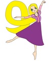 Disney Ballet -- Rapunzel - disney fan art