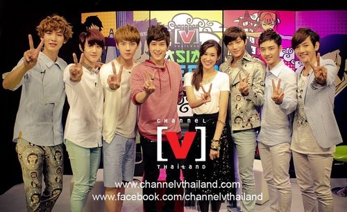  EXO-K at Channel V – Official fotos