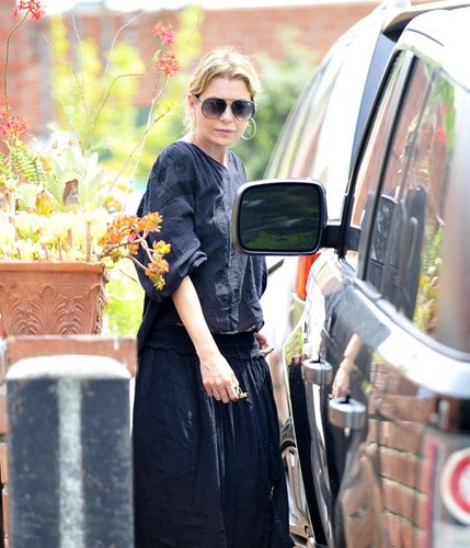  Ellen after getting a facial and massage in Los Angeles