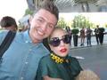 Gaga with fans outside her hotel in Sofia, Bulgaria (Aug. 12) - lady-gaga photo