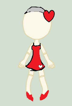 Hearts of Hearts dress costs 1 prop to use for your fcs
