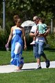 Jennifer Lopez, Carper Smart & Twins At The Park [August 4, 2012] - jennifer-lopez photo