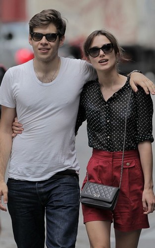  Keira out and about with her fiance James Righton in New York City