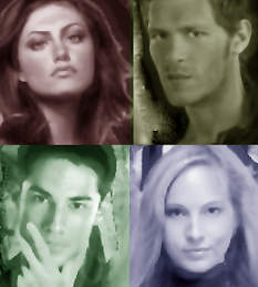  Klaus, Caroline, Hayley,Tyler