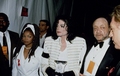 Michael With Younger Sister, Janet, And Bill Bray - michael-jackson photo