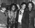 Micheal With Younger Sister, Janet, James Brown And Good Friend, Reverend Al Sharpton - michael-jackson photo