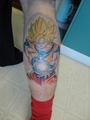 My leg Tattoo - dragon-ball-z photo