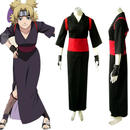  Naruto Shippuden Temari Cosplay Costume