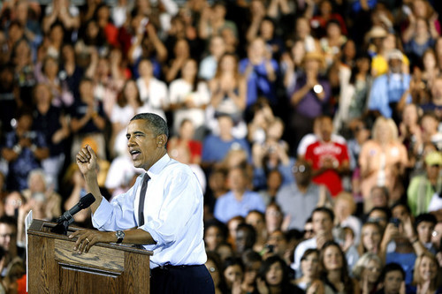  Obama Takes Two-Day Campaign свинг, качели Through Colorado [August 9, 2012]