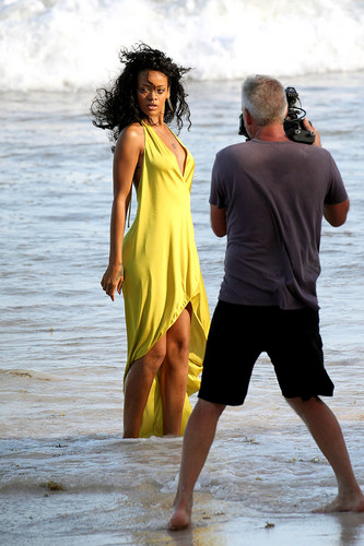  On The Set Of A BTA Campaign In Barbados [9 August 2012]