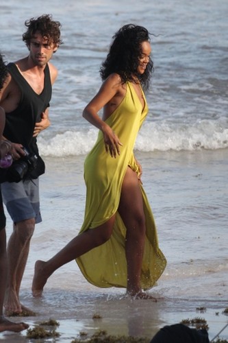 On The Set Of A BTA Campaign In Barbados [9 August 2012]