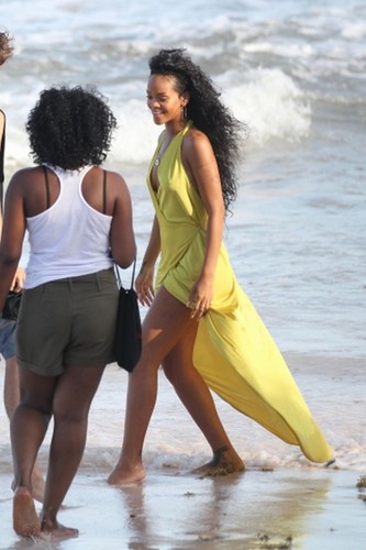 On The Set Of A BTA Campaign In Barbados [9 August 2012]