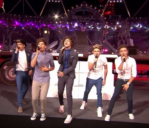 One Direction closing ceremony London 2012
